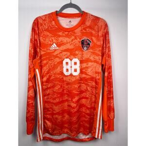Adidas Climalite Orange Long Sleeve Soccer Jersey D Vikings No. 88 Men’s Medium